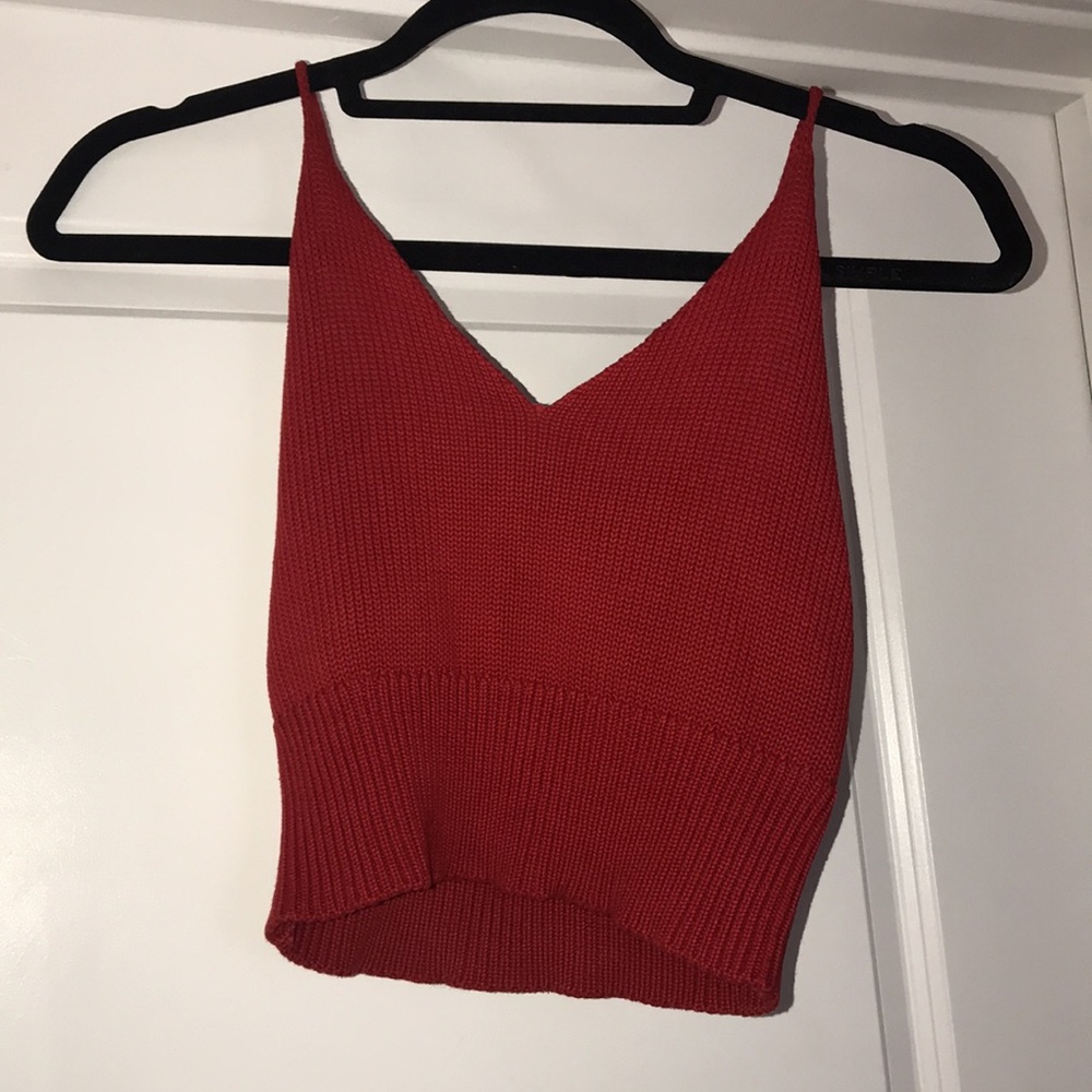 Brandy Melville knit crop top